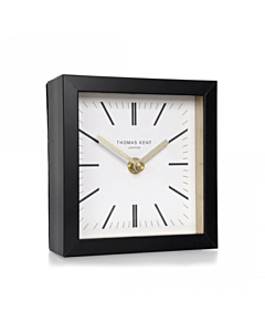 Thomas Kent - Garrick Black Mantel Clock 5"